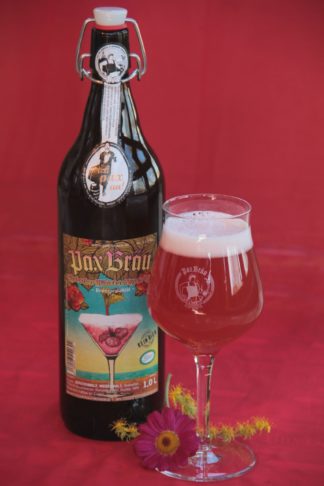 Rhabarber Hibiskus Rosen Gose