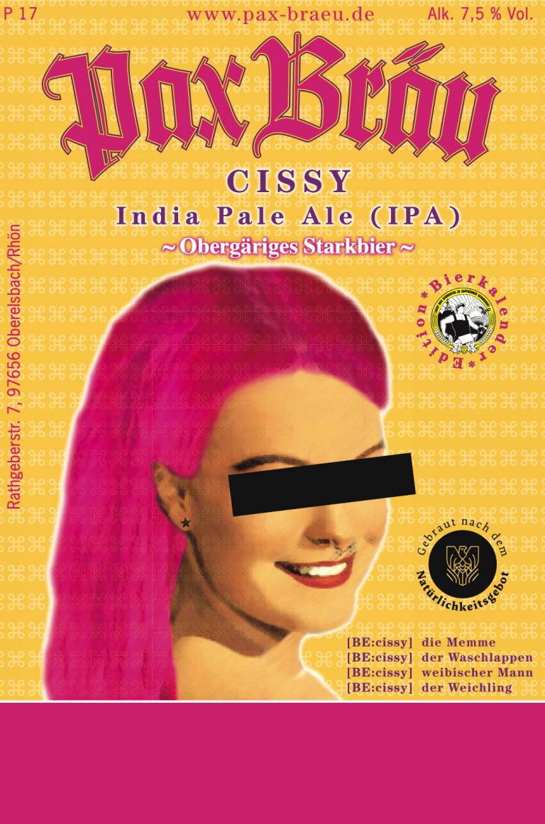 Etikett CISSY (IPA)