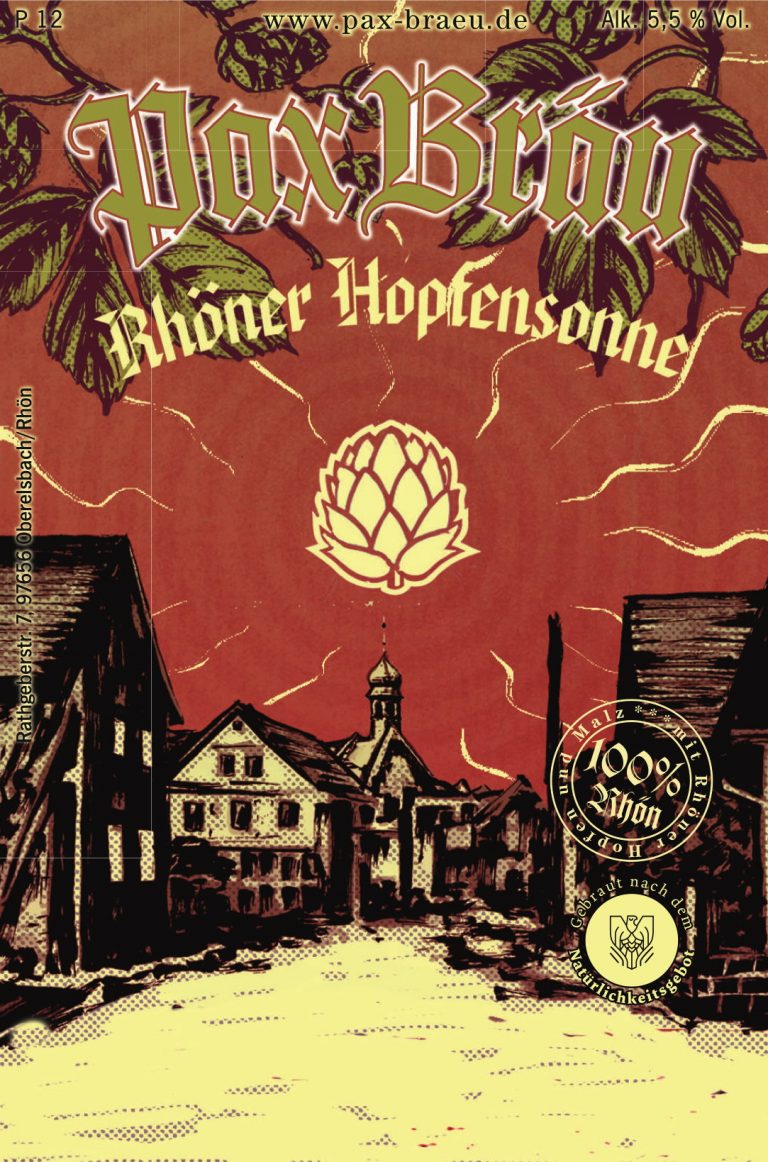 Etikett Rhöner Hopfensonne