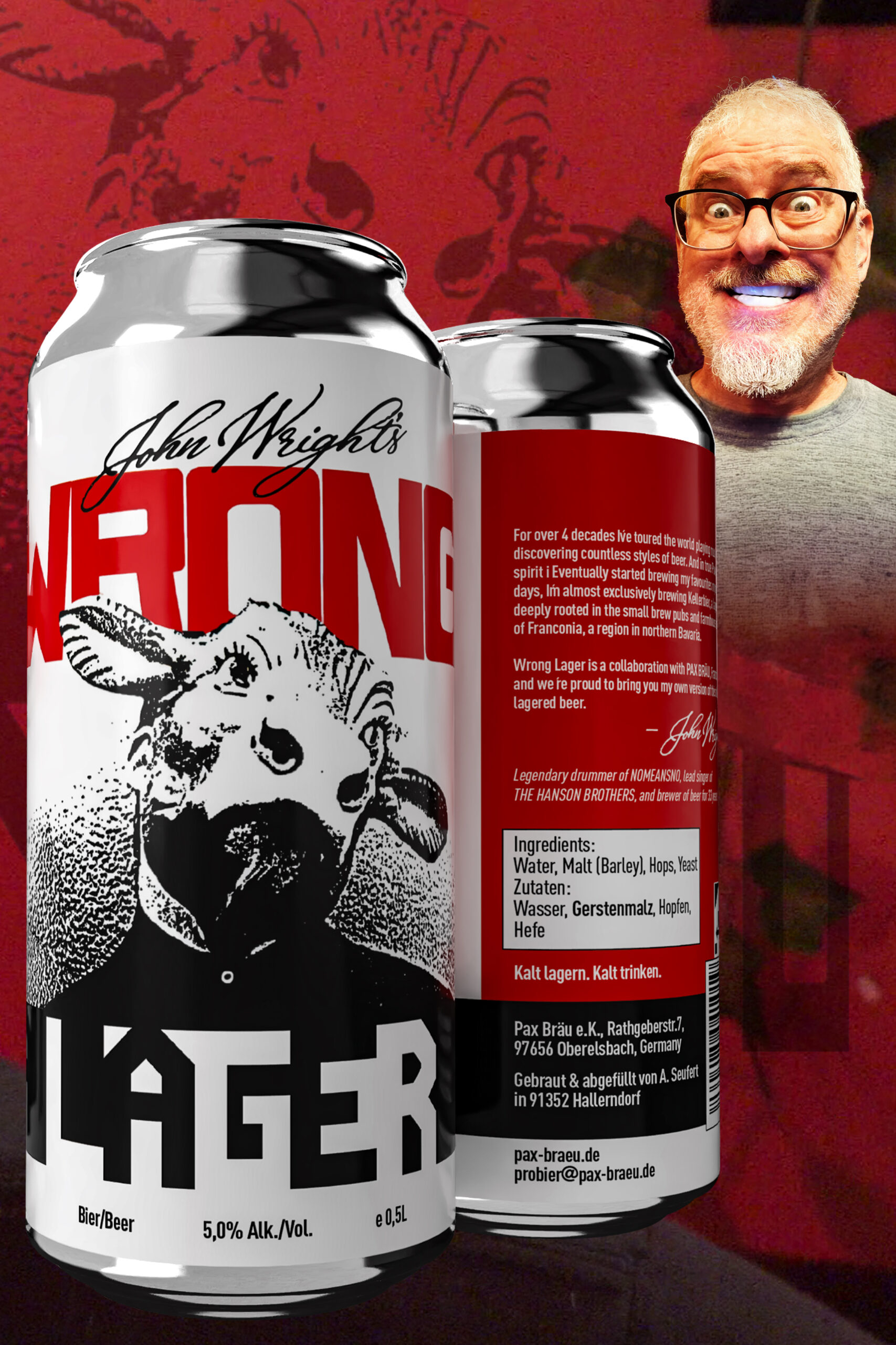 WRONG Lager <br> 2 Dosen